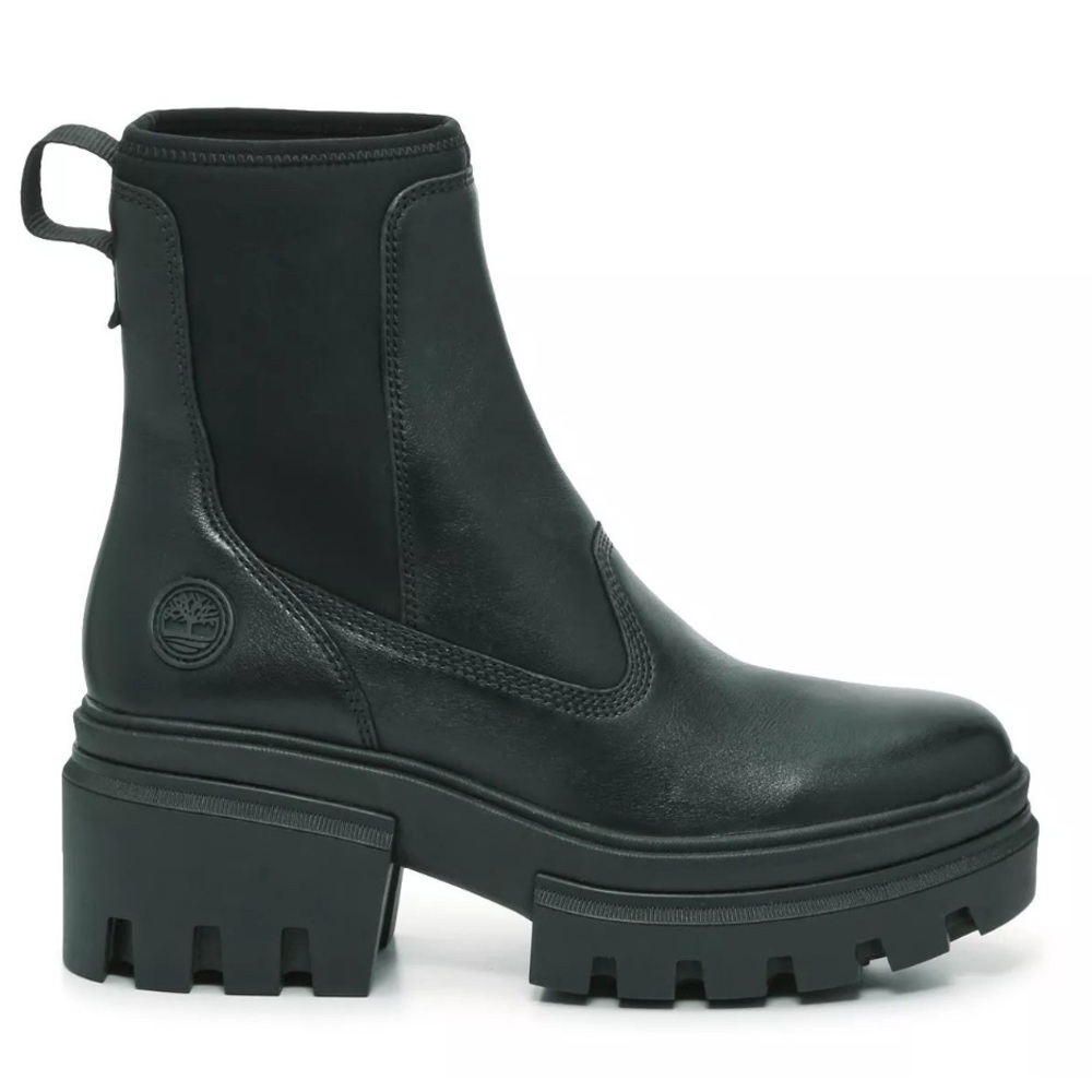 Timberland Everleigh Chelsea Black Full Grain Ankle Boots